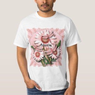 Dragonfly Pink Daisies T-Shirt