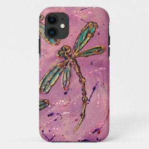 Dragonfly Pink Fizz iPhone 11 Case