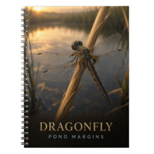 Dragonfly Pond Margins Wildlife ANIMAL Notebook