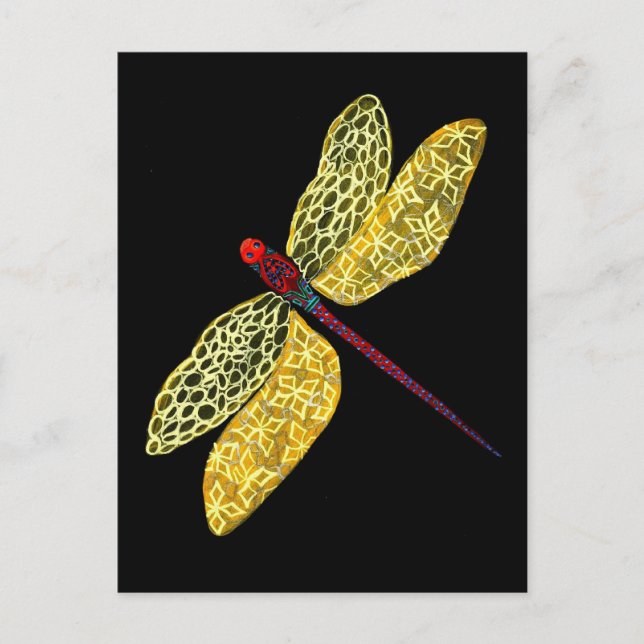Dragonfly Postcard (Front)