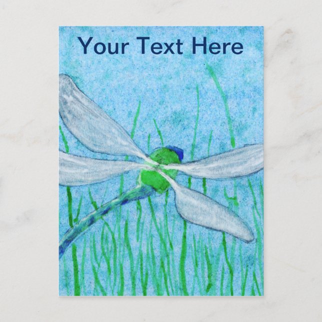 Dragonfly Postcard (Front)