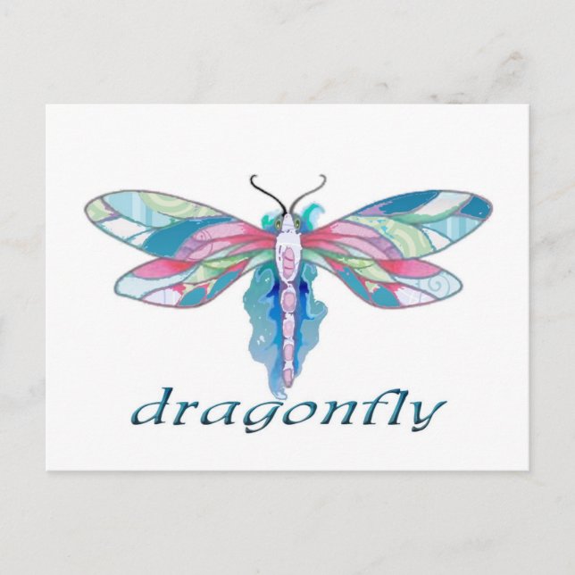 dragonfly postcard (Front)