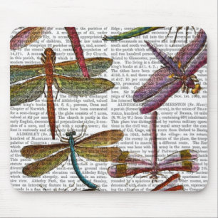 Dragonfly Print 3 Mouse Mat