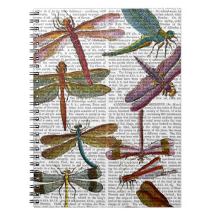 Dragonfly Print 3 Notebook