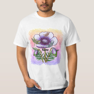 Dragonfly Purple Poppy T-Shirt