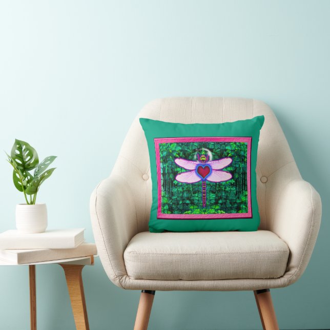 Dragonfly Rainforest  Cushion (Chair)