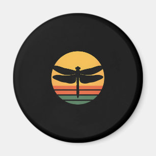 Dragonfly Retro (3) Magnet