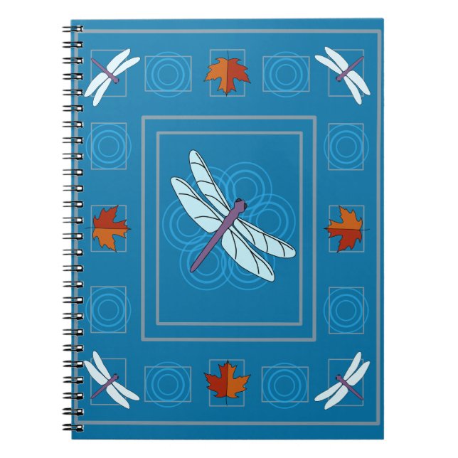 Dragonfly Ripples Notebook (Front)