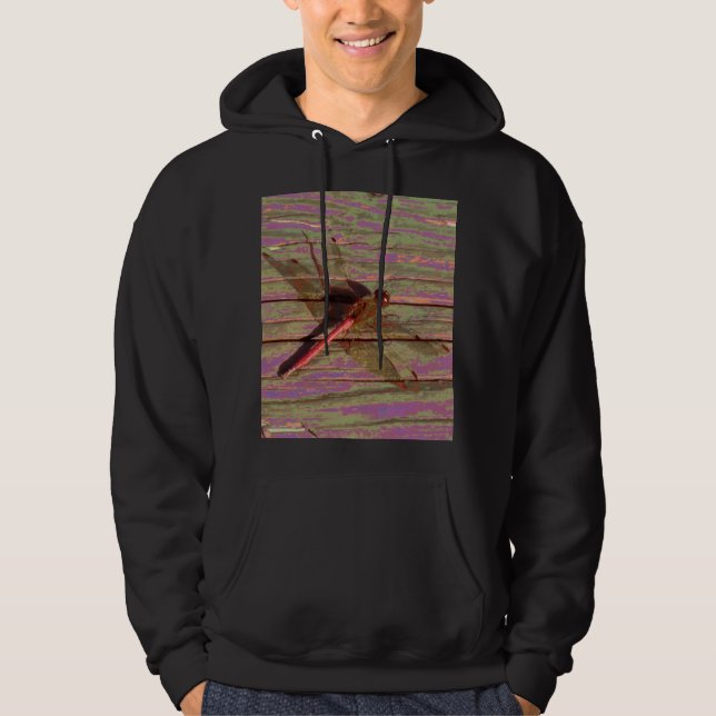 Dragonfly Rustic Hoodie (Front)