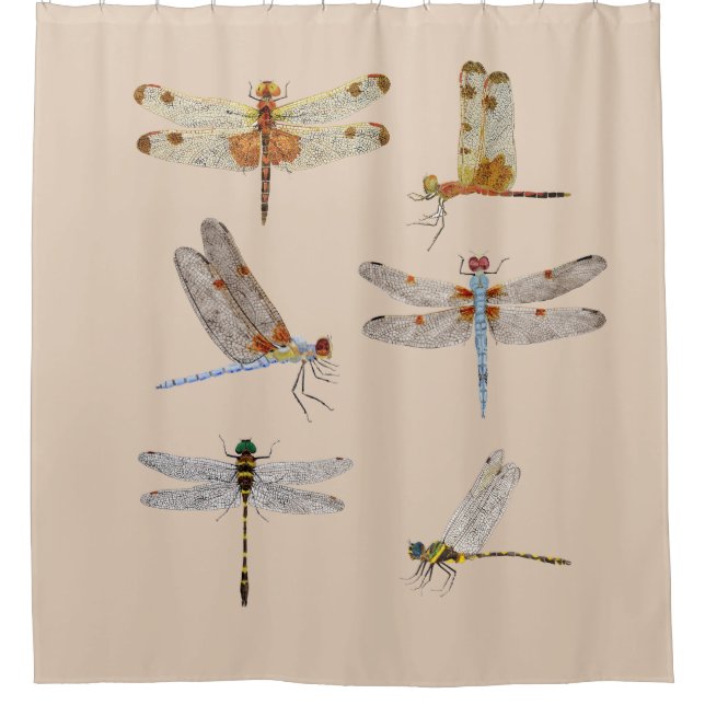 Dragonfly Shower Curtain (Front)