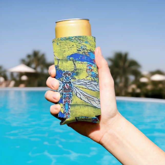 Dragonfly skinny can cooler (In Situ Pool)