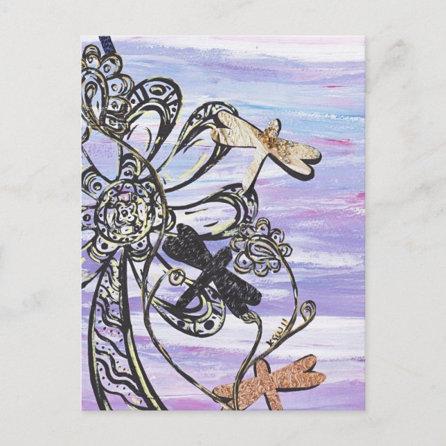 Dragonfly Sky Postcard (Front)