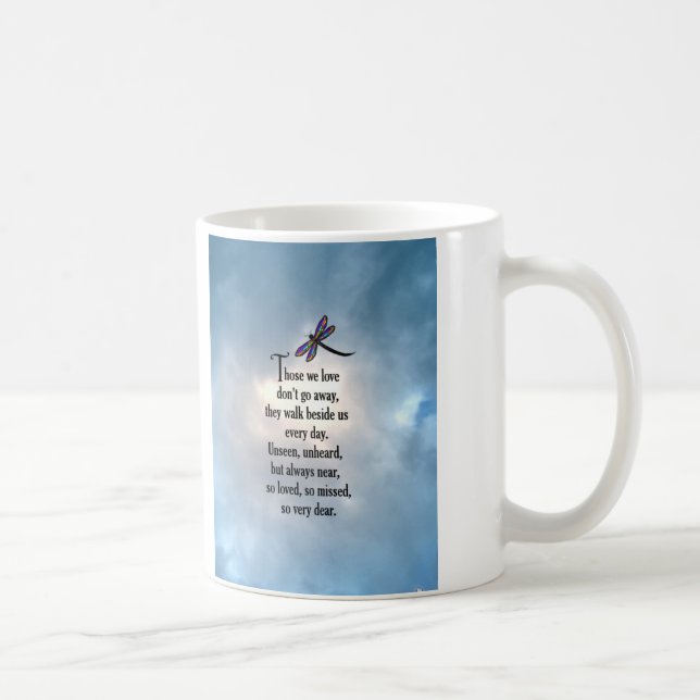 Dragonfly "So Loved" Poem Coffee Mug (Right)