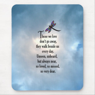 Dragonfly "So Loved" Poem Mouse Mat