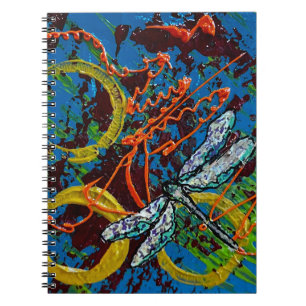 Dragonfly Spiral Photo Notebook