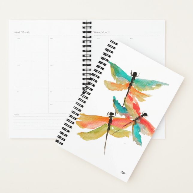 Dragonfly Spiral Planner (5.5x8.5) (Display)