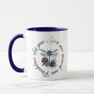 Dragonfly - spirit of new possibilities mug