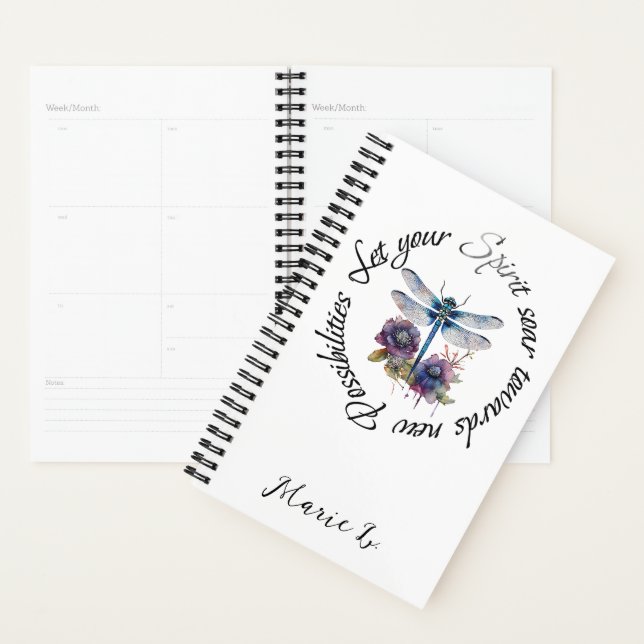 Dragonfly - spirit of new possibilities planner (Display)