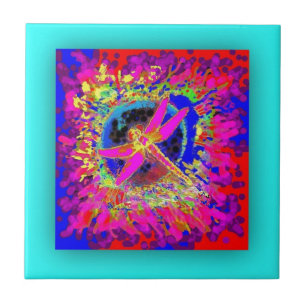 Dragonfly Splash by Sharles Tile