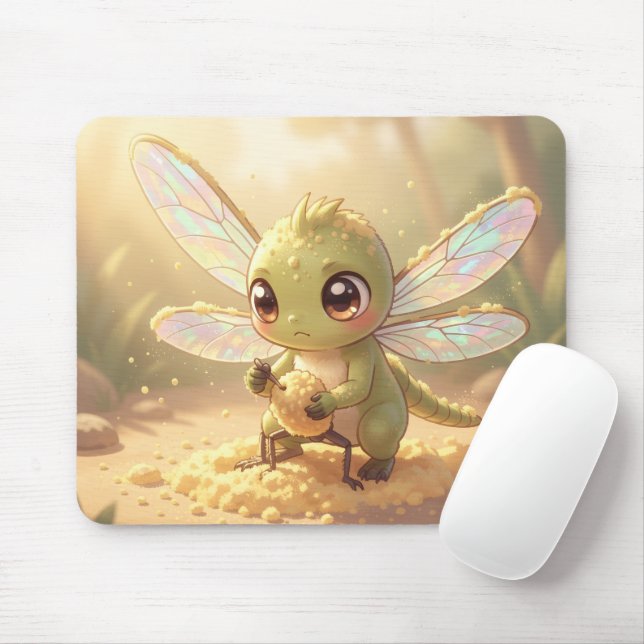 Dragonfly – Star Nectar of the Quiet Night.1 Mouse Mat (With Mouse)