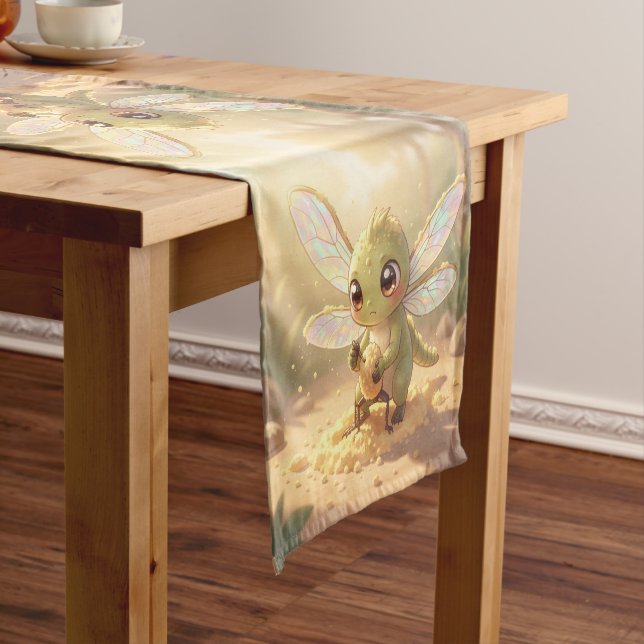 Dragonfly – Star Nectar of the Silent Night.1 Short Table Runner (In Situ)