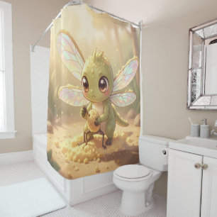 Dragonfly – Star Nectar of the Silent Night.1 Shower Curtain