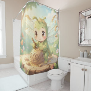 Dragonfly – Star Nectar of the Silent Night.1 Shower Curtain