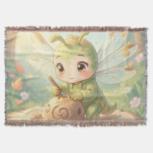 Dragonfly – Star Nectar of the Silent Night.1 Throw Blanket