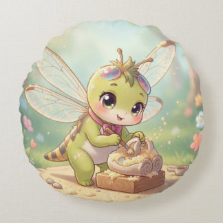 Dragonfly – Star Nectar of the Silent Night.3 Round Cushion