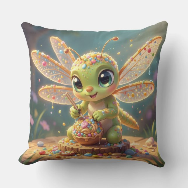 Dragonfly – Star Nectar of the Silent Night.6 Cushion (Front)