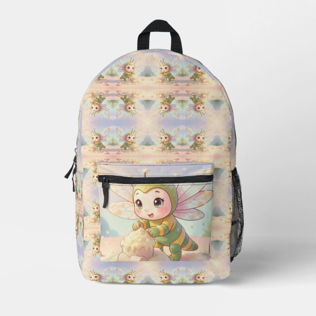 Dragonfly – Star Nectar of the Silent Night Printed Backpack (Front)