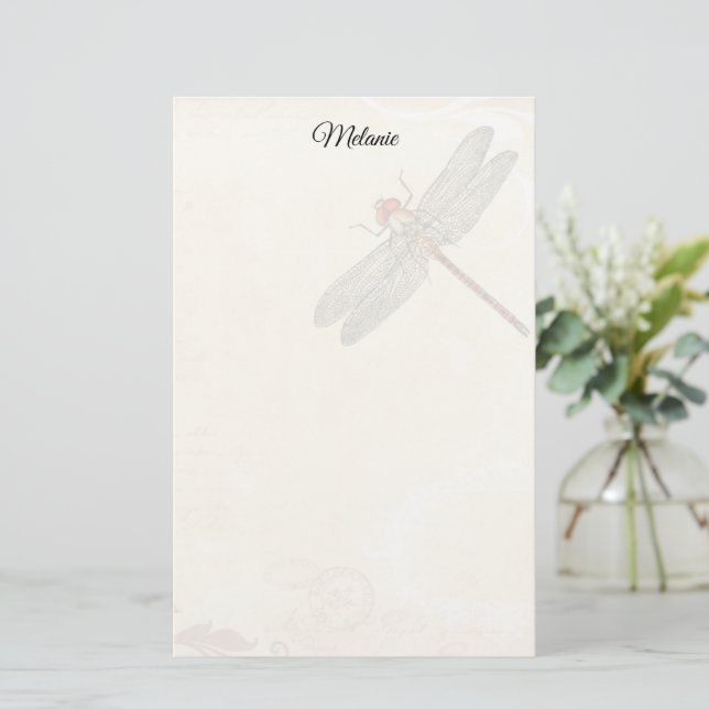 Dragonfly Stationery (Standing Front)