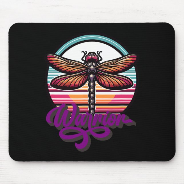 Dragonfly Suicide Prevention Awareness Support War Mouse Mat (Front)