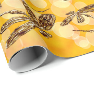 Dragonfly Sunshine Wrapping Paper