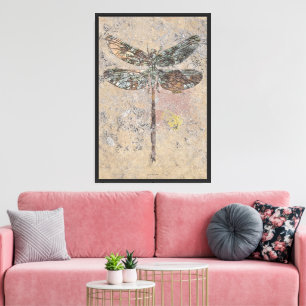 Dragonfly Talking Canyons, New Mexico Canvas Print