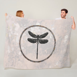 Dragonfly Talking Canyons, New Mexico Fleece Blank Blanket