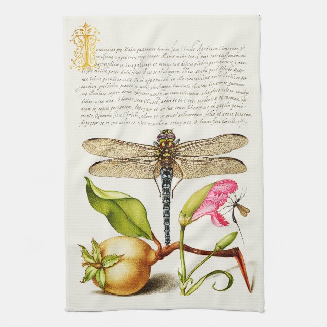 Dragonfly Tea Towel (Vertical)