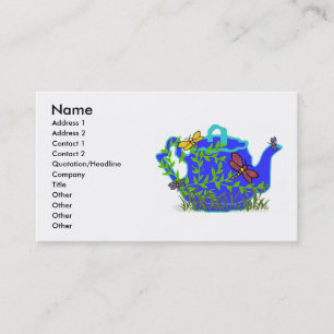 Dragonfly Teapot business cards