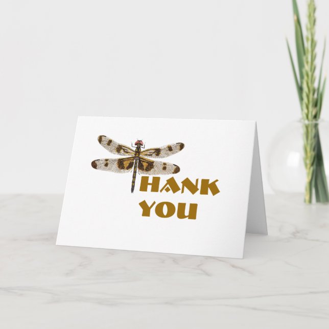 Dragonfly Thank You Card (Front)