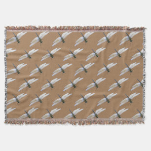 Dragonfly Throw Blanket