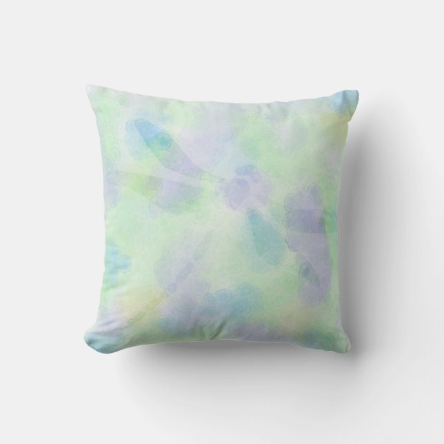 Dragonfly Throw Pillow (Front)