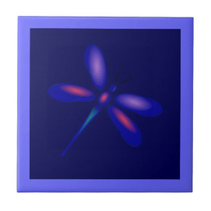 Dragonfly Tile (purple border)