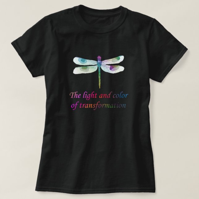 Dragonfly Transformation Shirt (Design Front)