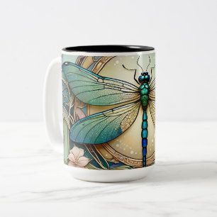 Dragonfly Two-Tone Coffee Mug