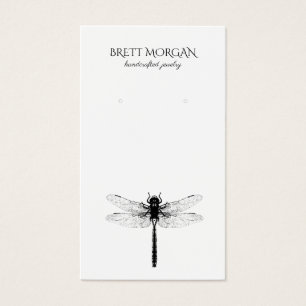 Dragonfly Typography Earring Jewellery Display Car