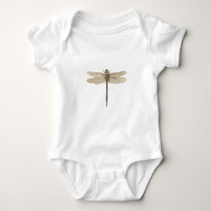 Dragonfly Vintage Antique Classic Nature Baby Bodysuit