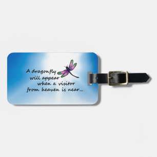 Dragonfly, Visitor from Heaven Luggage Tag