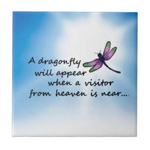 Dragonfly, Visitor from Heaven Tile