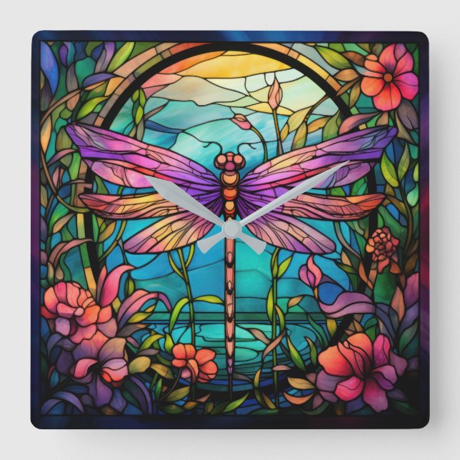 Dragonfly Wall Clock (Front)