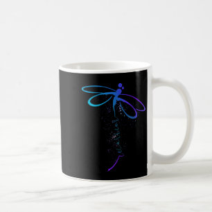 Dragonfly Warrior Semicolon Suicide Prevention Awa Coffee Mug